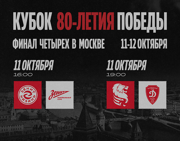«Финал четырех» Кубка Победы примет Москва