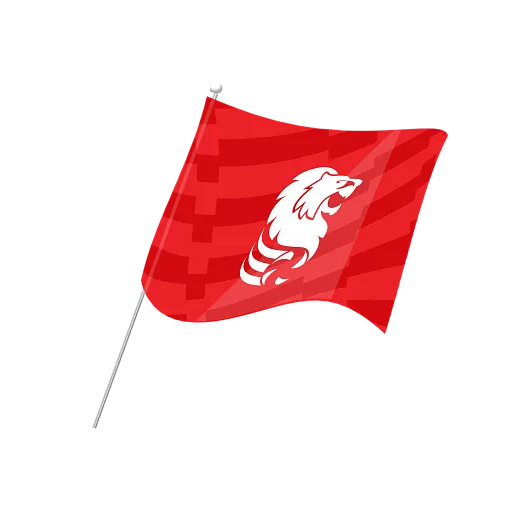 Флаг красный